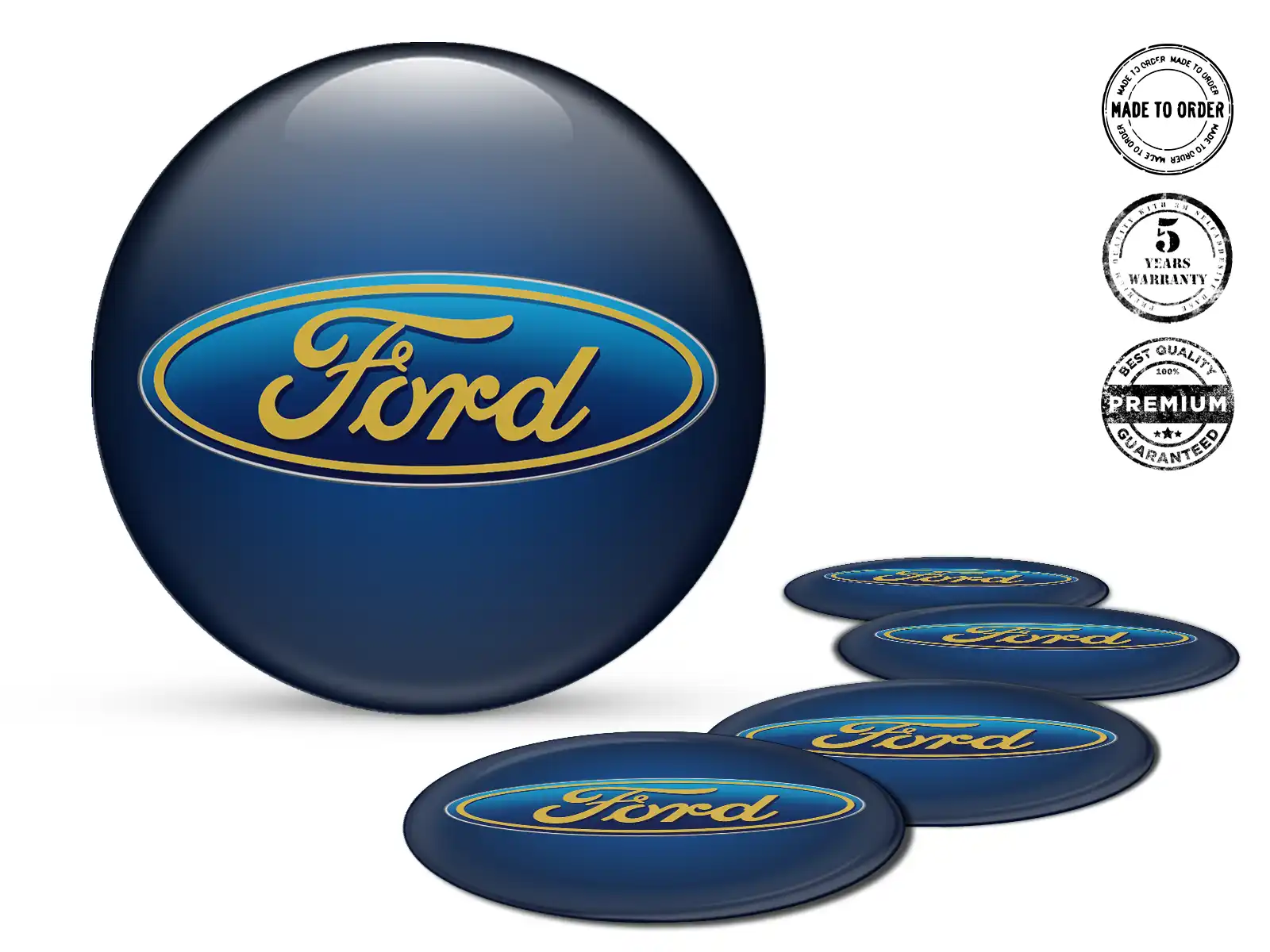 Ford Decal Rims Edition Custom Wheel Emblems